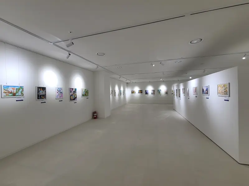여러 폭 그림, 높이를 한 줄로 설치 사진 4